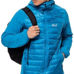 Jack Wolfskin Men's Vibrant Blue Puffer Jacket